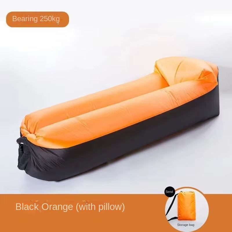 Lazy Inflatable Sofa Outdoor Portable Inflatable Couch Folding Camping Inflatable Sofa Outdoor Furniture Inflatable Lounger