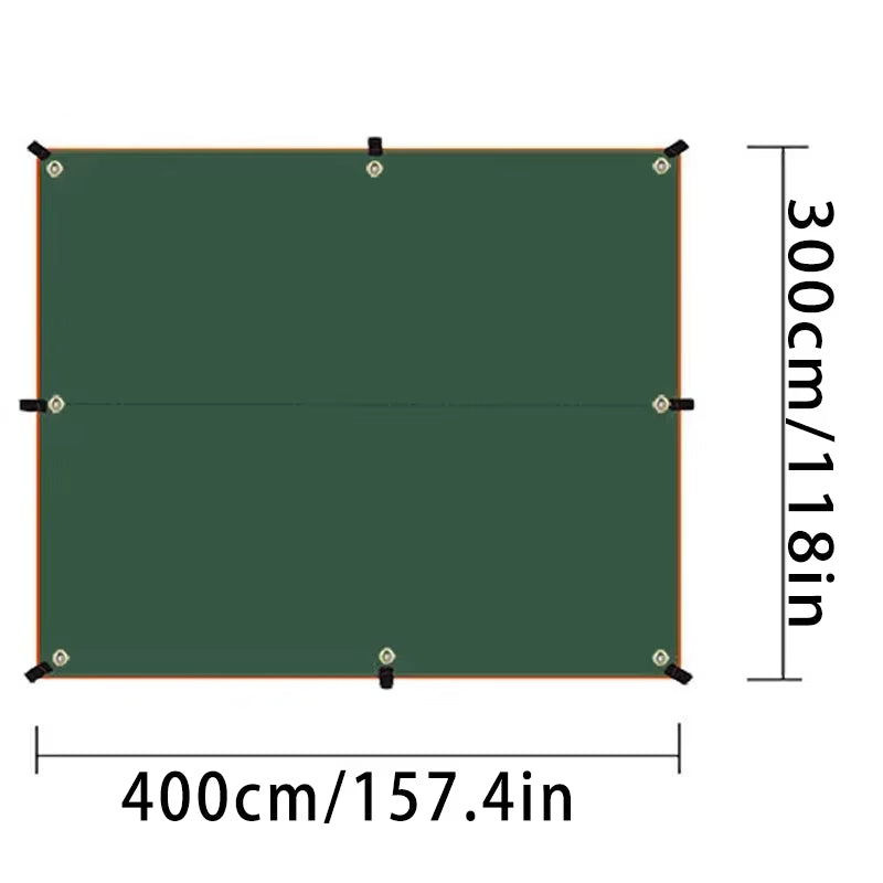 Ultra Light Canvas Garden Canopy, Sunshade, Camping Hammock, Courtyard Sunshade, Used for Outdoor Activities