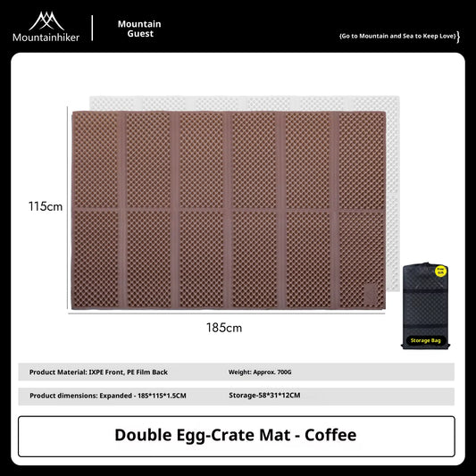 Lightweight, High-Quality, and Moisture-Resistant Foam Sleeping Pad, Suitable for Outdoor Hiking, Trekking, and Picnics.