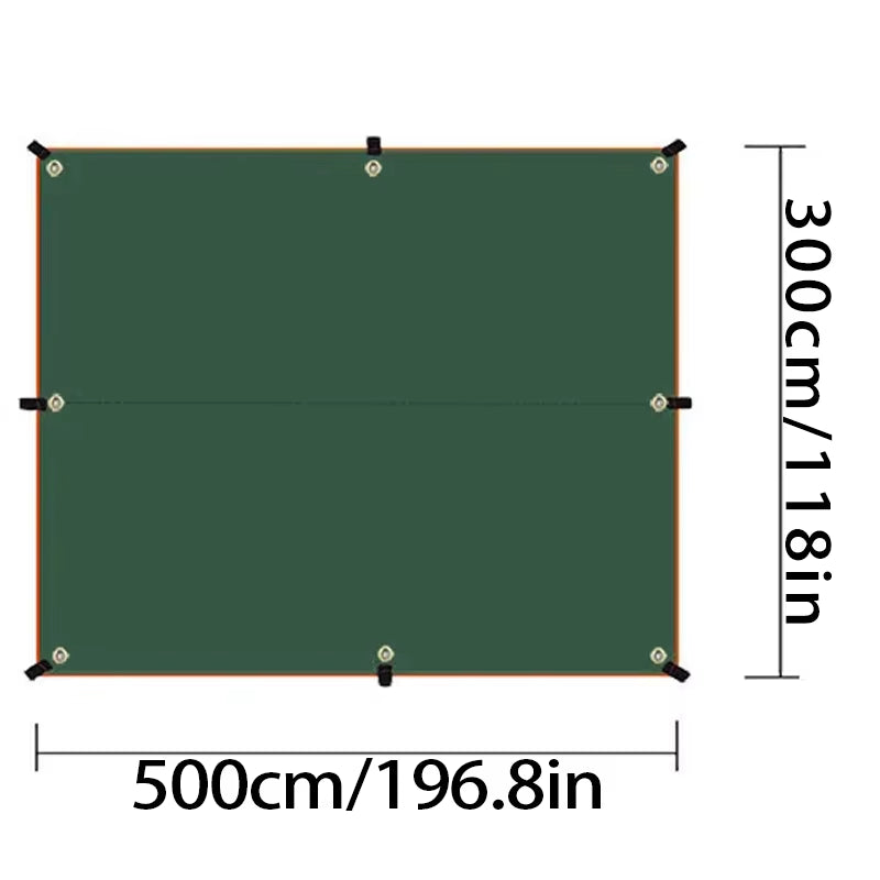 Ultra Light Canvas Garden Canopy, Sunshade, Camping Hammock, Courtyard Sunshade, Used for Outdoor Activities