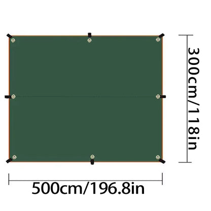 Ultra Light Canvas Garden Canopy, Sunshade, Camping Hammock, Courtyard Sunshade, Used for Outdoor Activities