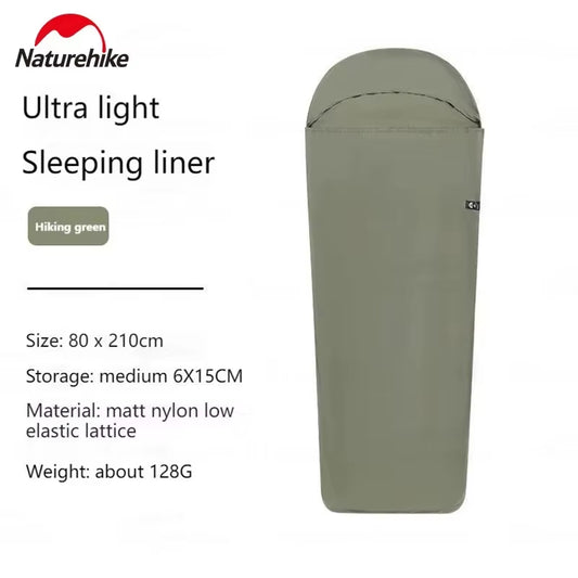 Sleeping Bag Liner Outdoor Tourism Single Envelope Sleeping Bag 128G Ultralight Camping Sleeping Bags Accessories