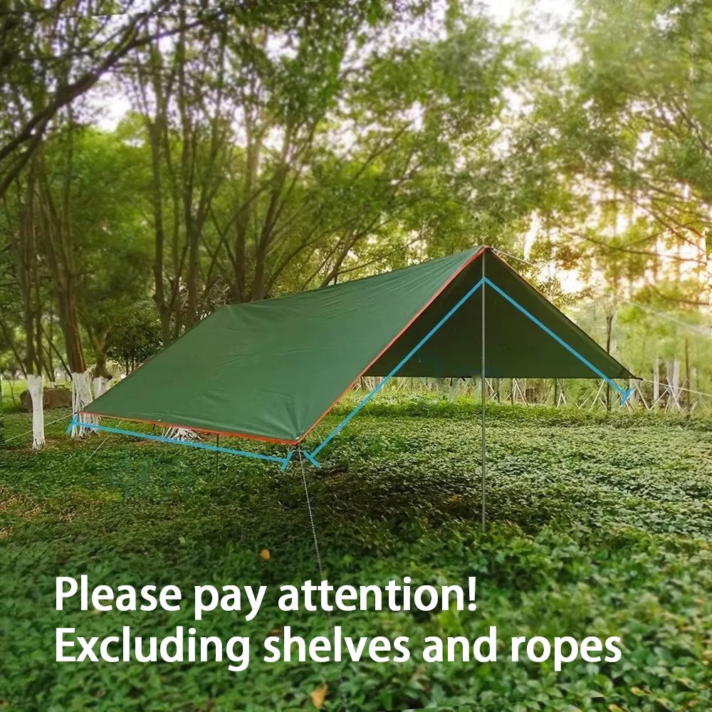 Ultra Light Canvas Garden Canopy, Sunshade, Camping Hammock, Courtyard Sunshade, Used for Outdoor Activities