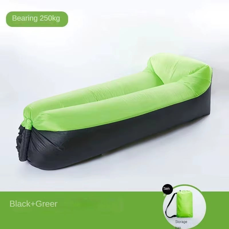 Lazy Inflatable Sofa Outdoor Portable Inflatable Couch Folding Camping Inflatable Sofa Outdoor Furniture Inflatable Lounger