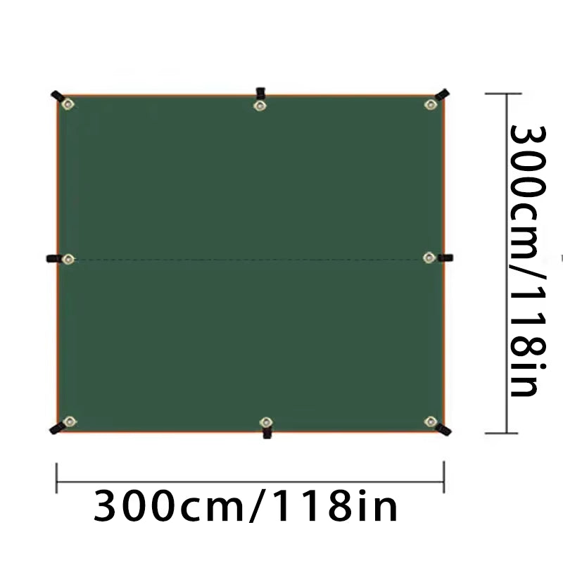 Ultra Light Canvas Garden Canopy, Sunshade, Camping Hammock, Courtyard Sunshade, Used for Outdoor Activities